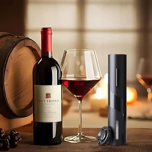 Tire Bouchon Électrique ,coupe-capsule, bouchon de bouteille de vin et bec verseur-pour la maison, le restaurant - TOPESCT